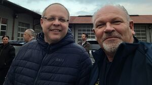 Christian Schmidbauer (links) mit Fraktionschef Bernhard Salomon
