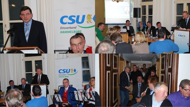 Fotocollage Wahlkampfauftakt Untererthal