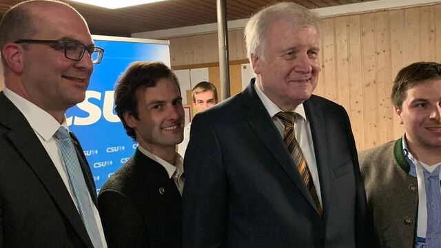 Bundesinnenminister Horst Seehofer in Denklingen