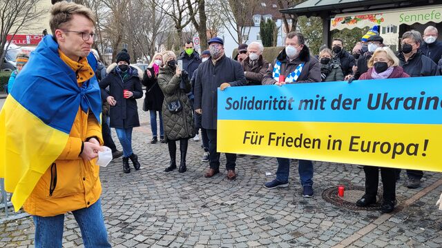 Stiller Protest gegen Putins Aggression