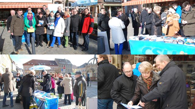 Fotocollage Infostand 20140222