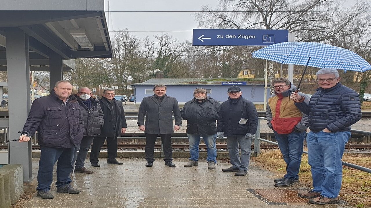 Barrierefreier Bahnhof: CSU Weißenburg Gründet Bahnhofsforum: CSU