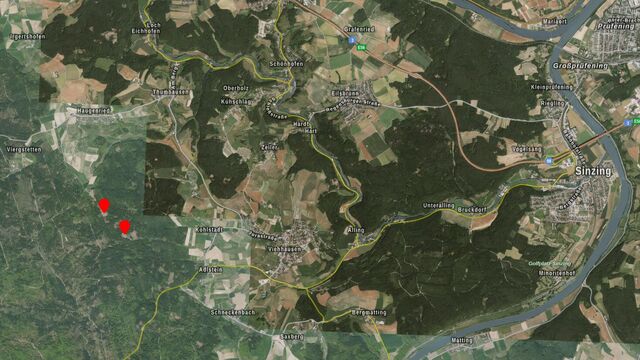 Energie-Atlas Bayern Karte Windenergieanlagen