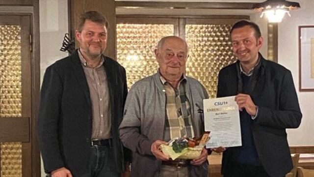 (von links): Michael Kreichauf, Karl Müller, Hannes Mailinger