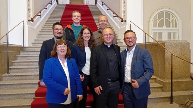 Besuchergruppe aus Uffenheim im BL