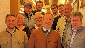 Die wiedergewählte Ortsvorstandschaft