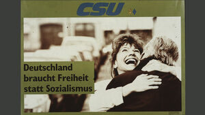 Deutsche Einheit: Plakat zum Jahreswechsel 1989/1990 Deutsche Einheit: Plakat zum Jahreswechsel 1989/1990
