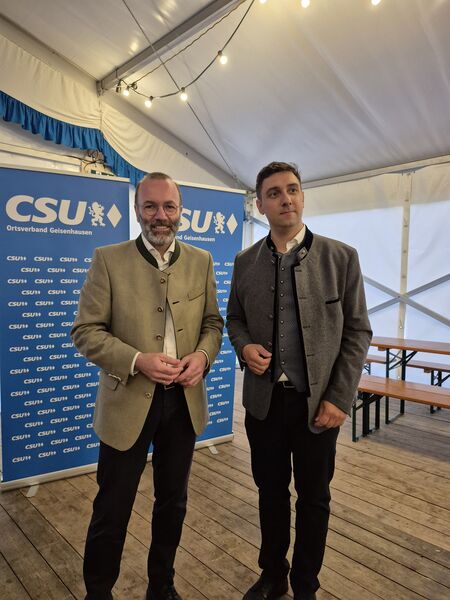 v.l. Manfred Weber, Daniel Klein