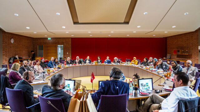 Empfang im Landratsamt Straubing-Bogen Foto: Kerstin Leicht
